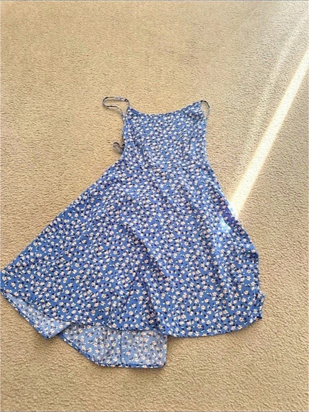 Floral Mini Dress in Blue & white Like New